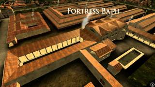 Animation of ancient Roman Fort in Caerleon Wales [upl. by Aztiray]