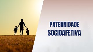 Paternidade socioafetiva [upl. by Algar]