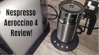 Nespresso Aeroccino 4 Milk Frother Review  Worth upgrading from the Aeroccino 3 [upl. by Hestia]