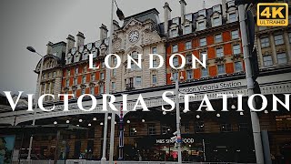 London Victoria Station Walk Through England 4K [upl. by Raul]