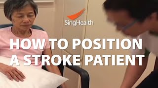 How To Position A Stroke Patient [upl. by Eocsor]