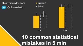 Ten Statistical Mistakes in 5 Min [upl. by Atelra445]