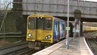 Half an Hour at 216  Birkenhead North Station 1022017  Class 507 508 terminus [upl. by Ahsilef358]