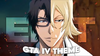 Aizen x Urahara  GTA IV Theme Edit [upl. by Einafats700]